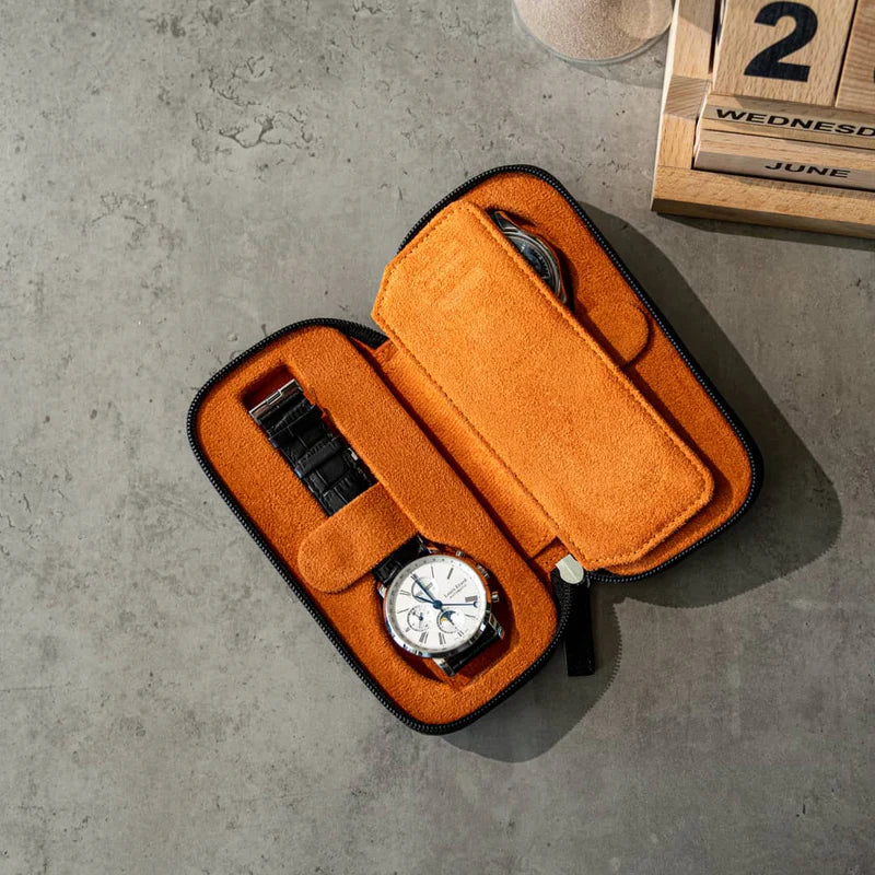 Watch Case For 2 Watches - Black - €109 - Free shipping Watch Case For 2 Watches - Black - €109 - Free shipping