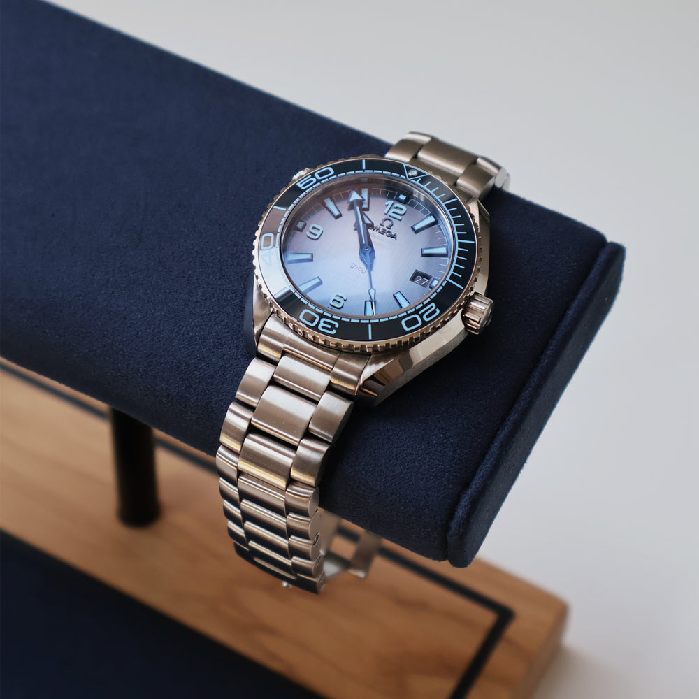 Foxton - Marine Blue & White Oak