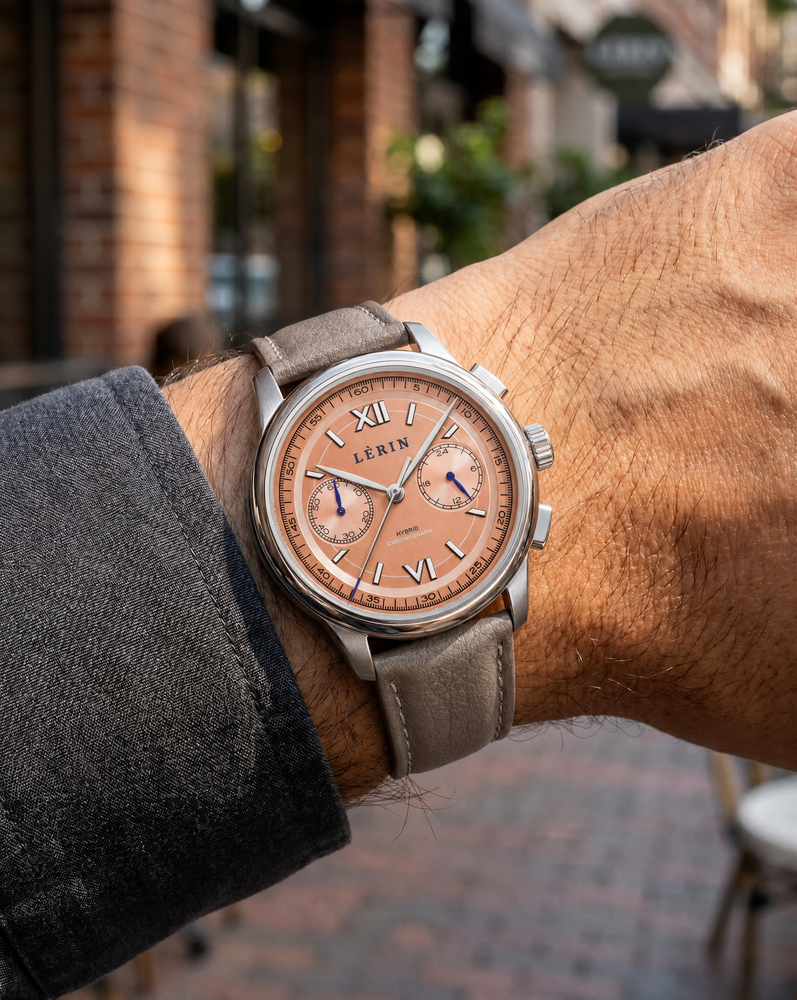 LÈRIN Hybrid Chronograph Limited Edition - Salmon