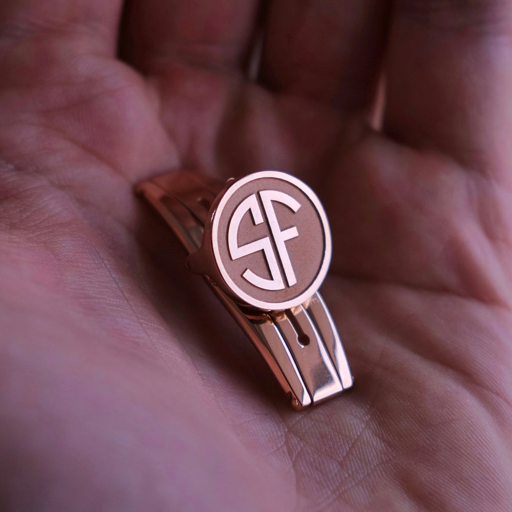 Personalized Watch Clasp Gold Plated
