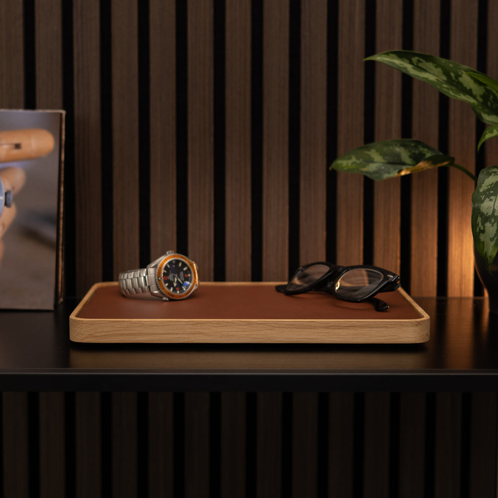 Watch Tray - Natural Oak