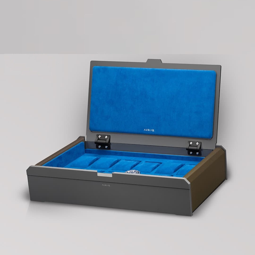 AUBLIQ Watch Box Grey 12 Slot