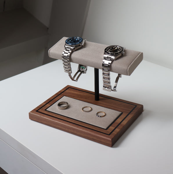 Foxton - Stone Grey & Black Walnut