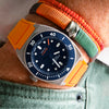Nautage Diver II – Silver/Blue – Orange strap