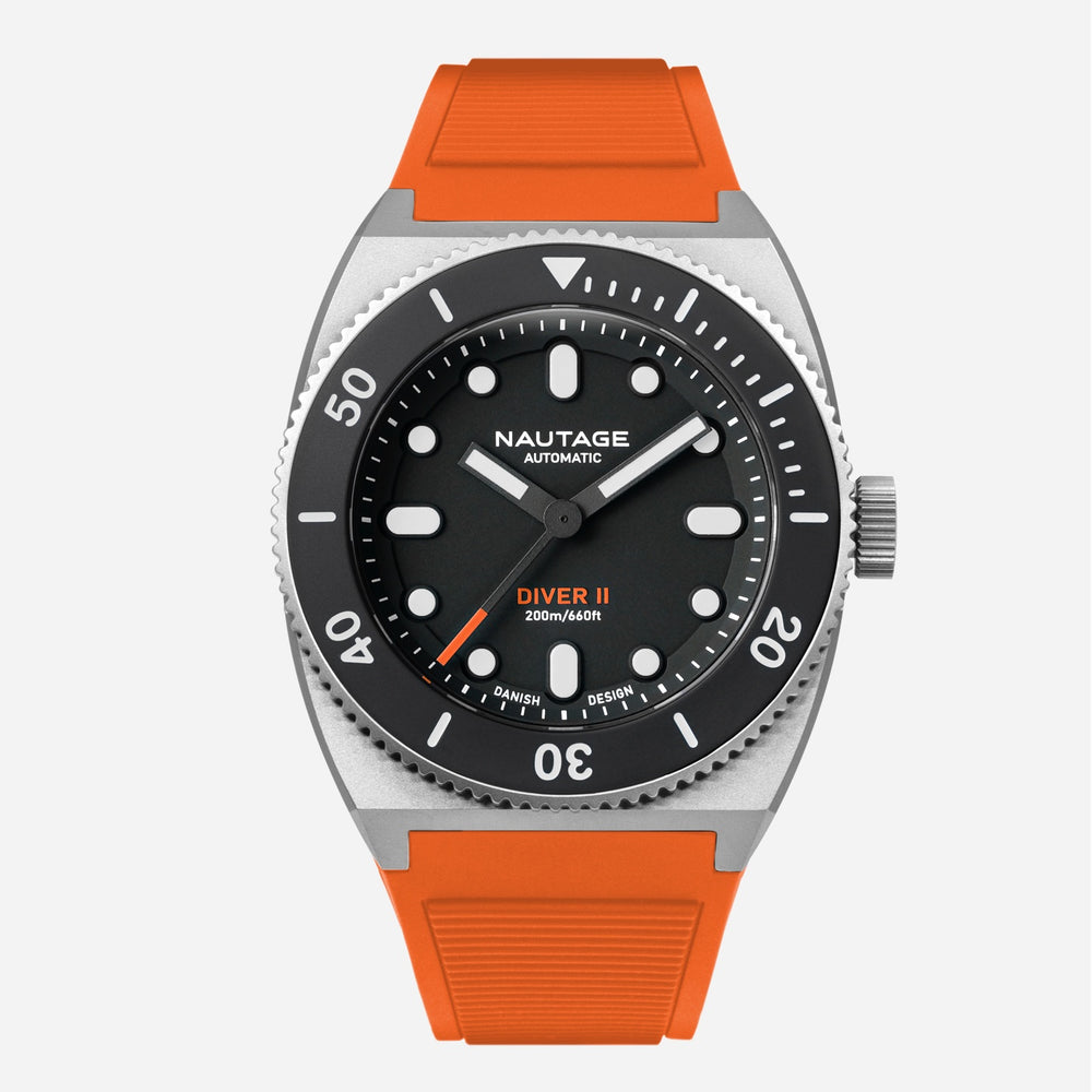 Nautage Diver II - Silver Black Orange