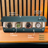 Dark Green Litchi Watch Roll
