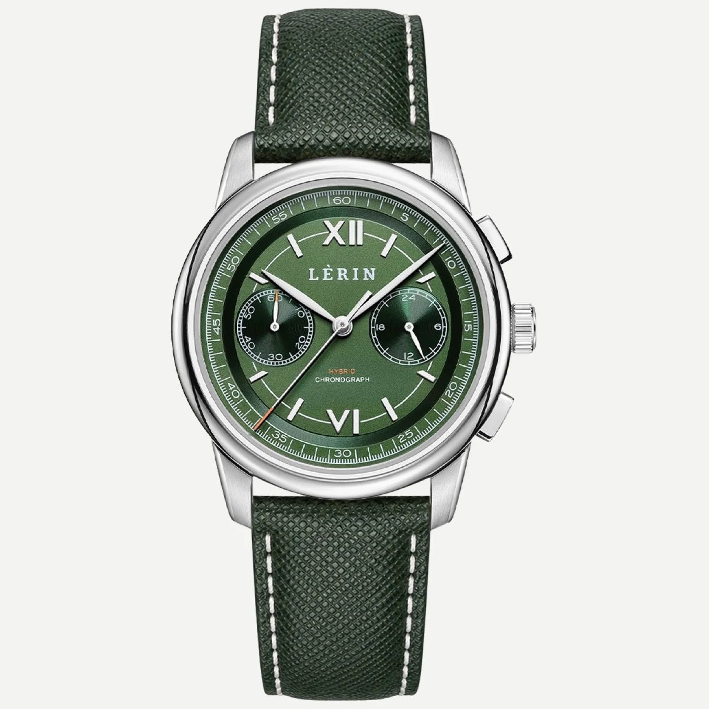 LÈRIN Hybrid Chronograph - Pine Green Steel