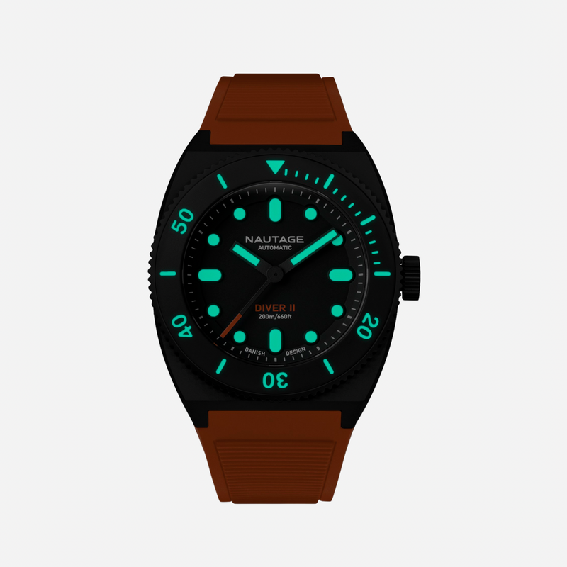 Nautage Diver II - Black Orange