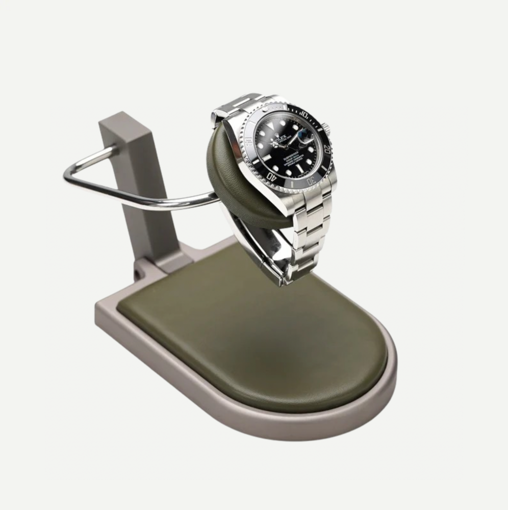 AUBLIQ Watch Stand Dark Grey Khaki Green