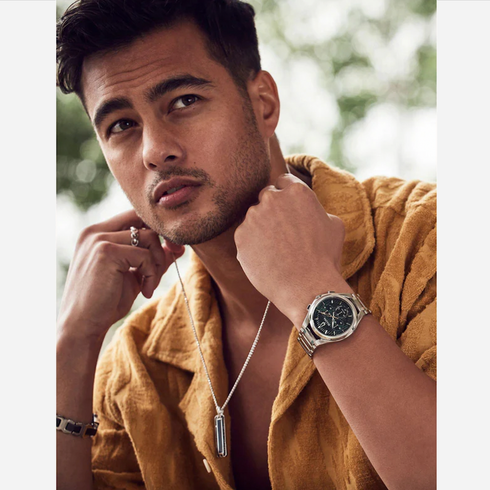 Bulova Curv Green Dial