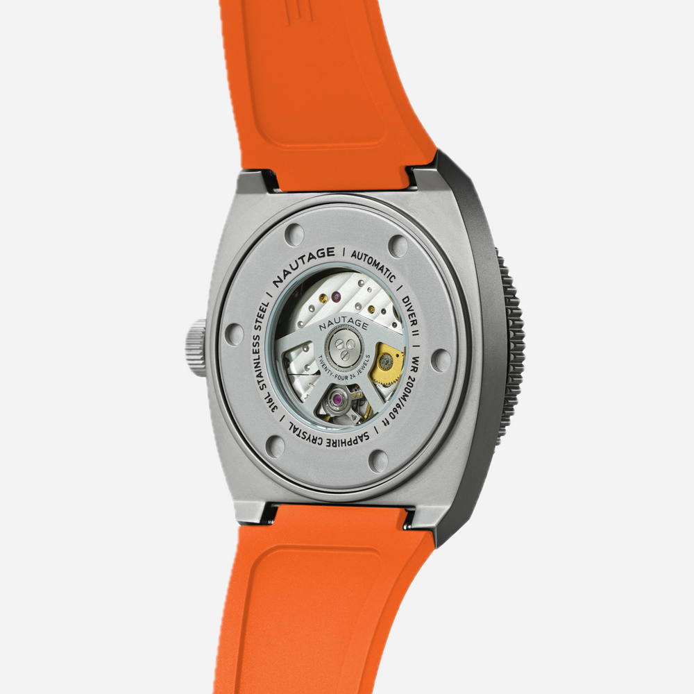 Nautage Diver II - Silver Black Orange