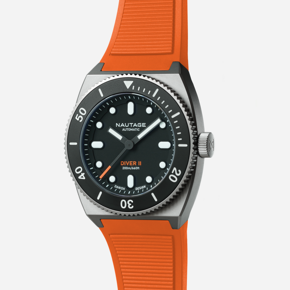 Nautage Diver II - Silver Black Orange
