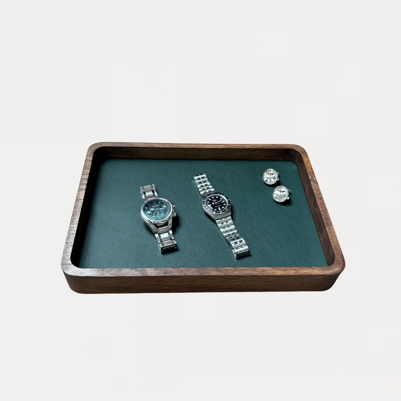 Watch Tray Tall - Dark Oak