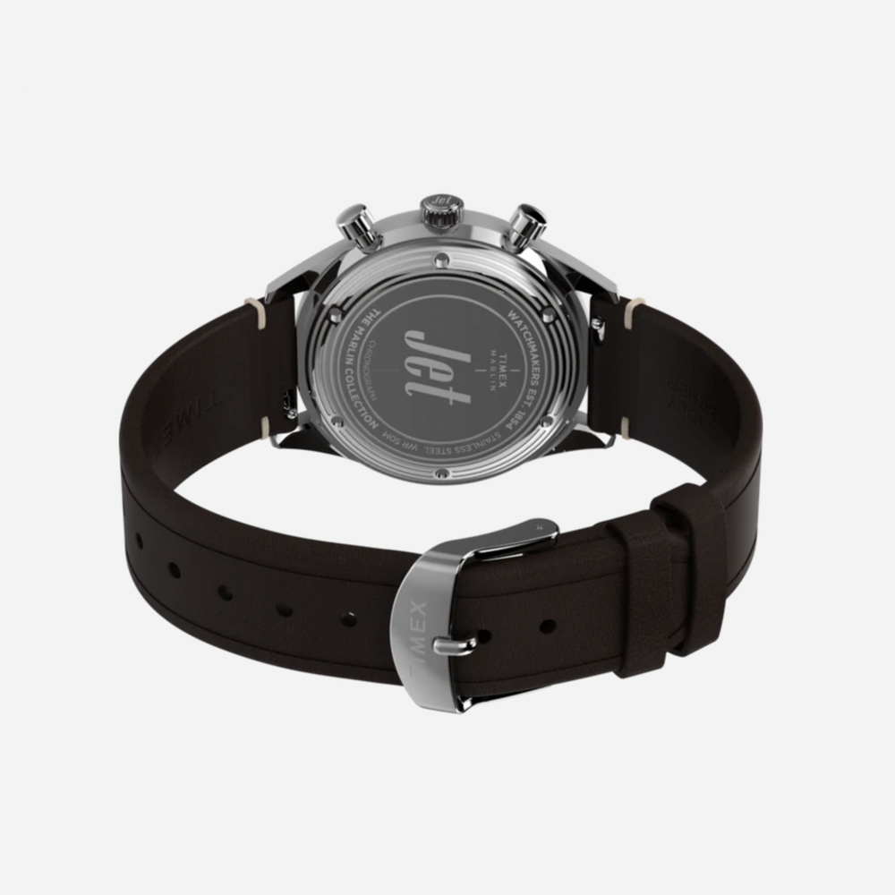 Timex Marlin Jet Quartz Chronograph Leather Strap