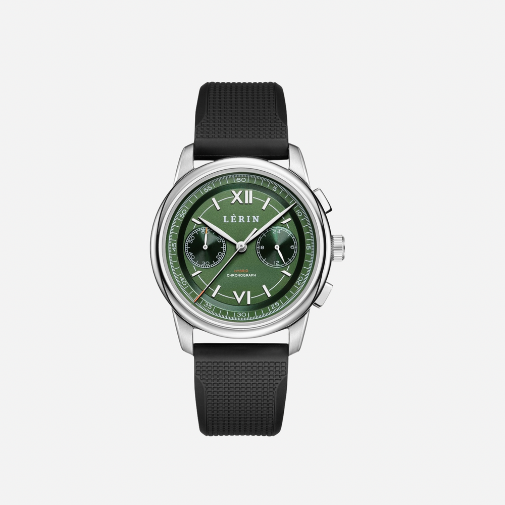 LÈRIN Hybrid Chronograph - Pine Green Steel
