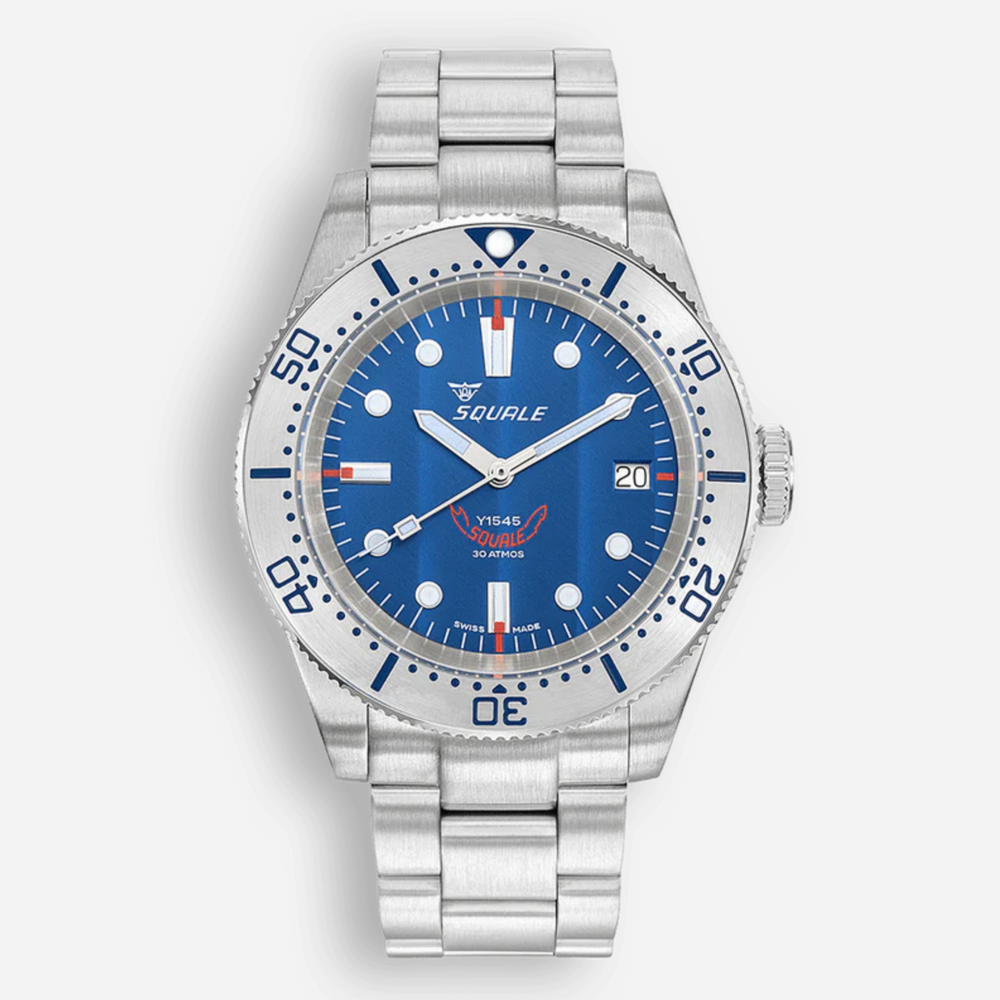 Squale 1545 Steel Blue Bracelet