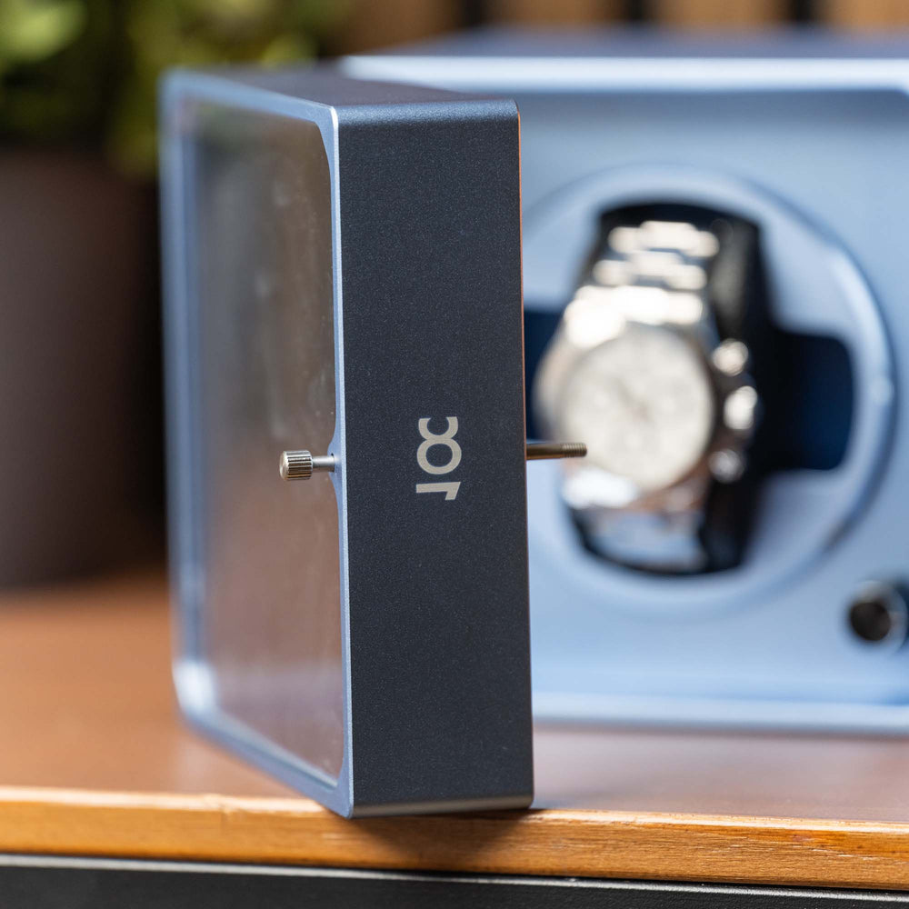 Square Watch Winder Blue