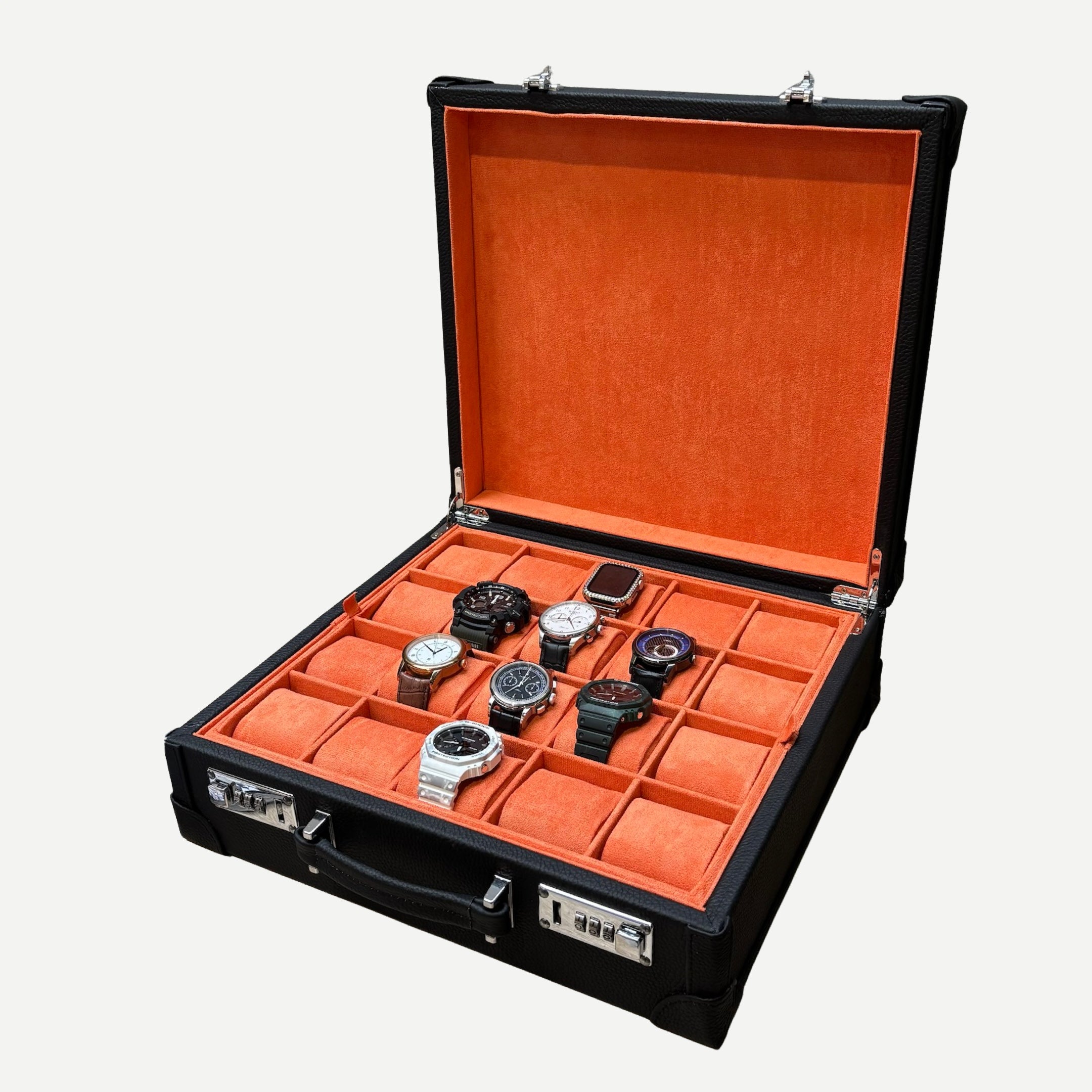 Suitcase For 20 Watches - Black
