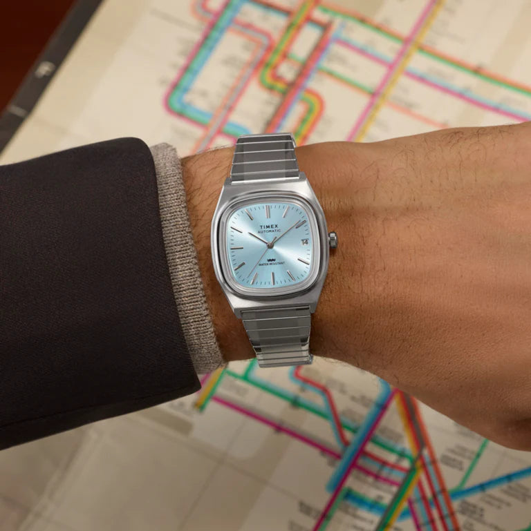 Timex Automatic 1983 Reissue Light Blue