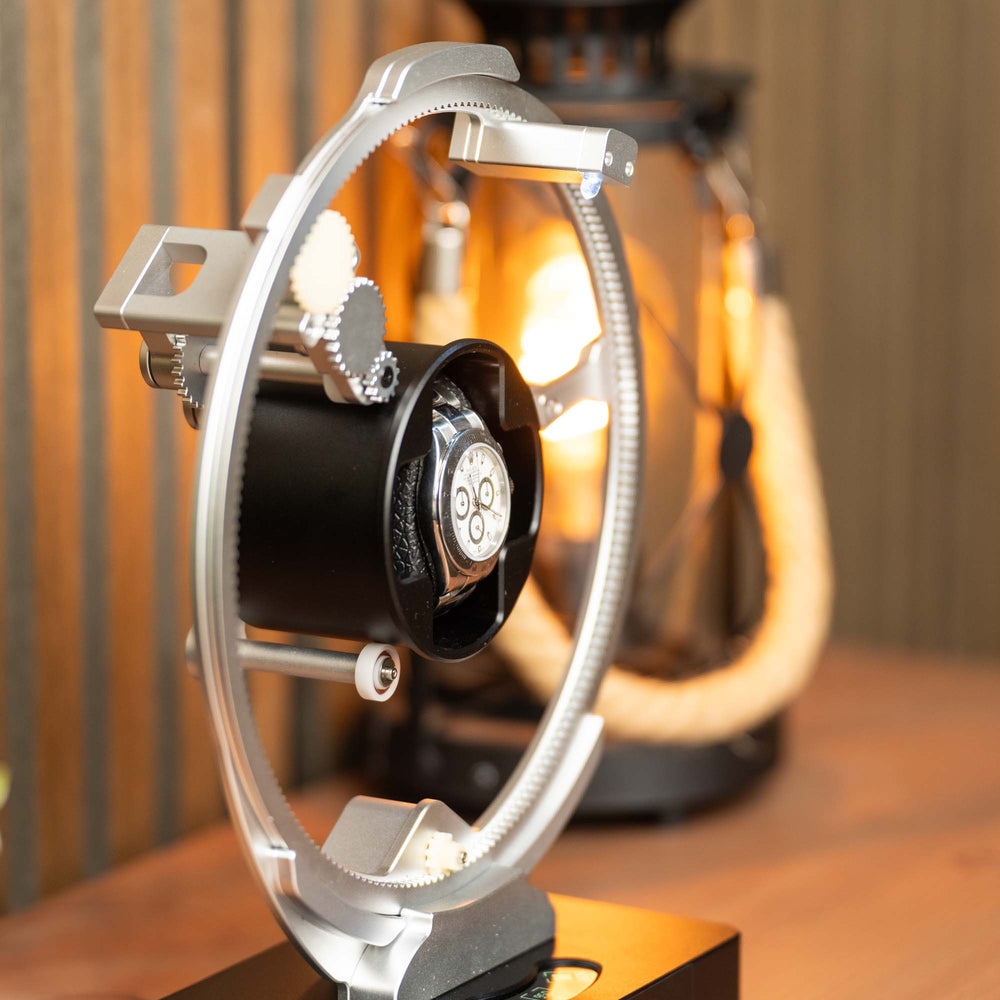 Escape Wheel Watch Winder - Silver