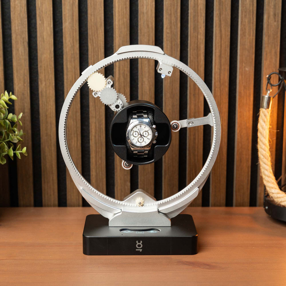 Escape Wheel Watch Winder - Silver