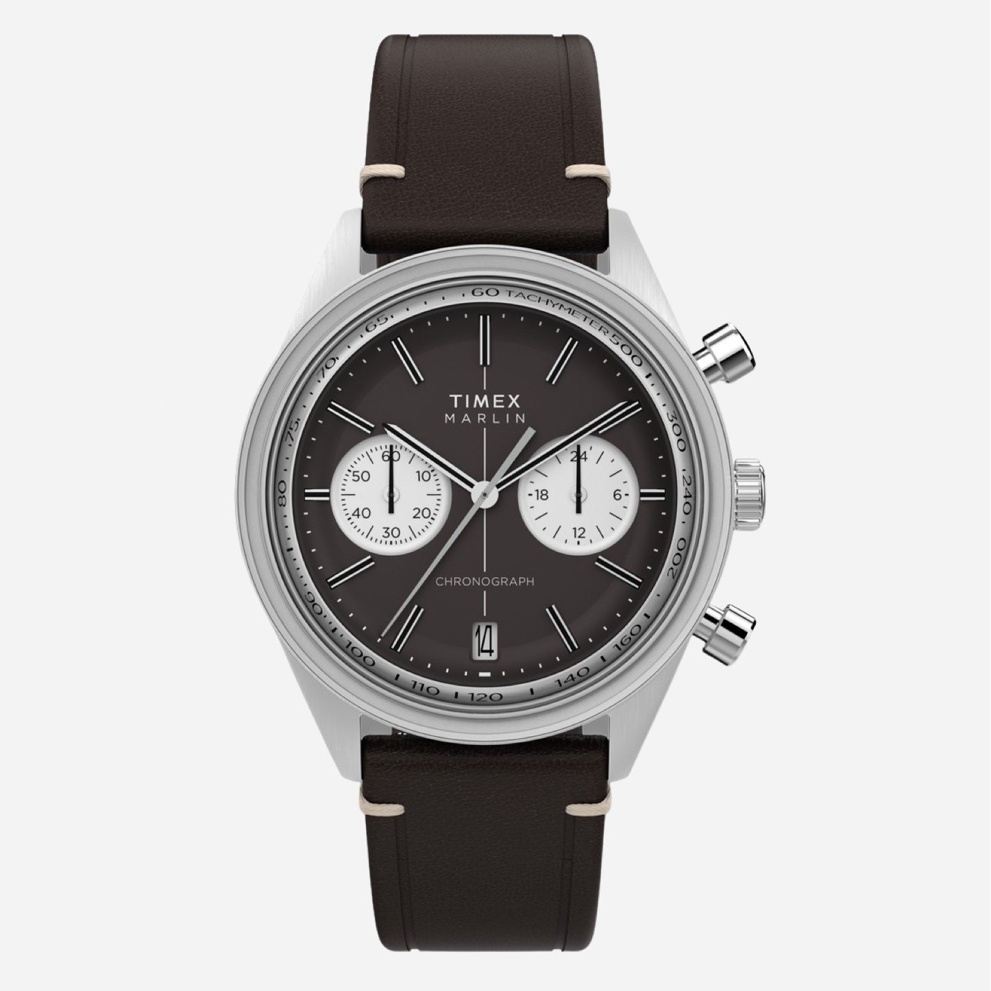 Timex Marlin Jet Quartz Chronograph Leather Strap