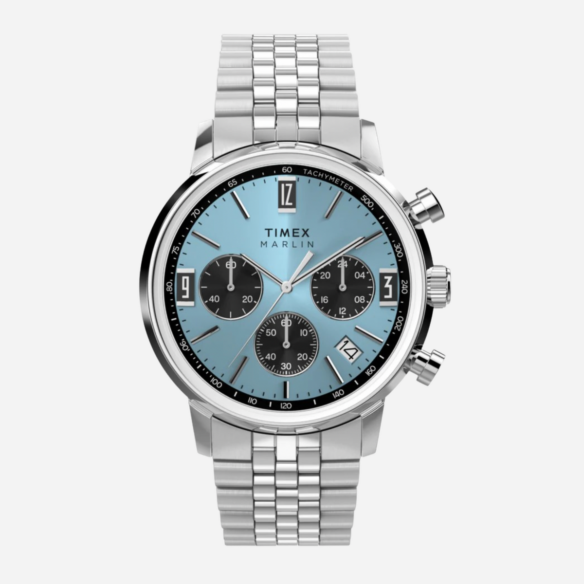 TIMEXマーリンクロノグラフシルバー Timex Marlin Quartz Chrono Bracelet - $280 - Free shipping