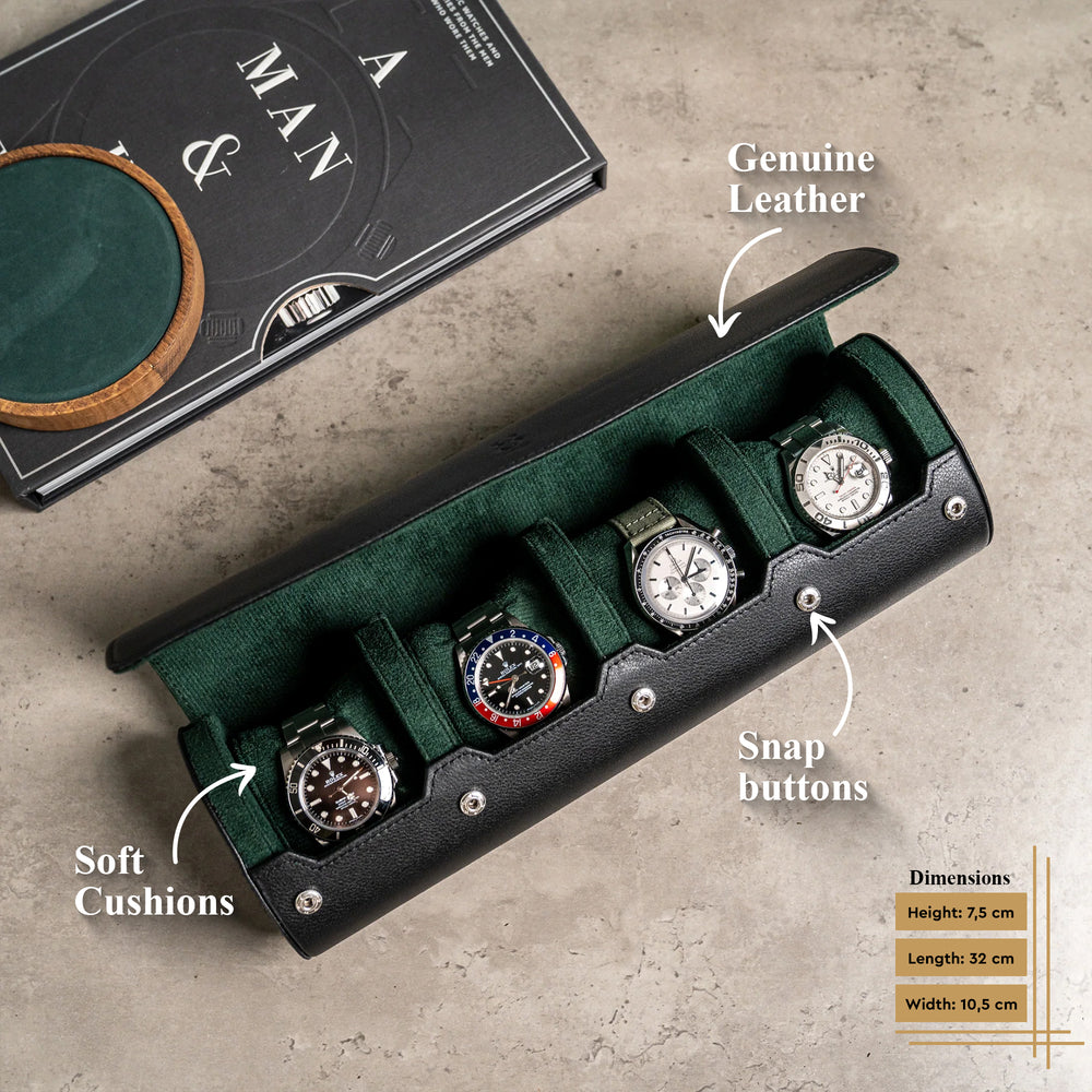 Information about the Watch roll Extra Large black green
