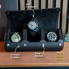 Information about the Watch Roll For 3 Watches In All Black 