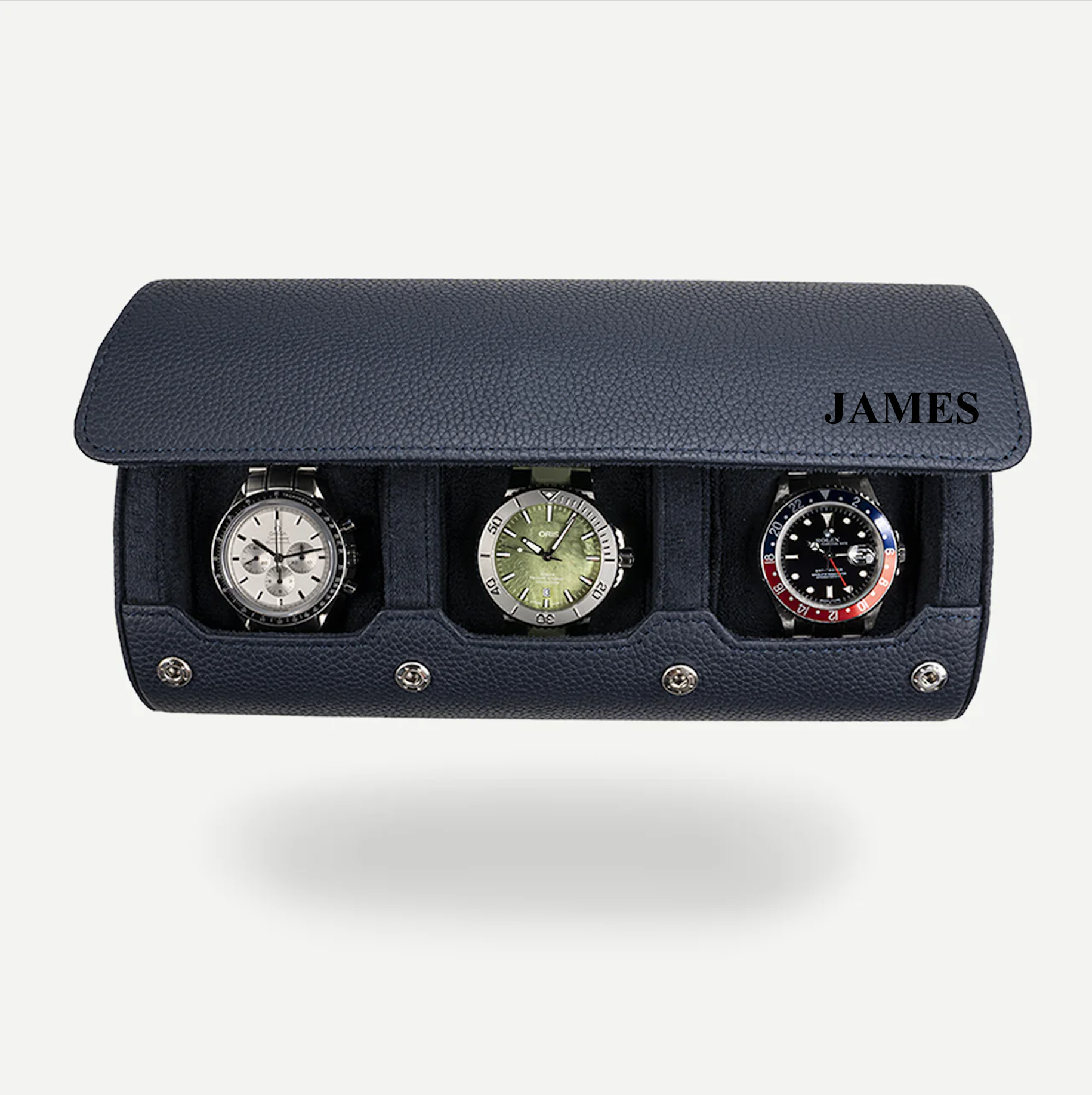 Navy Blue watch roll