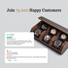 Hexagon Light Brown 6 Slot Watch Box