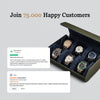 Hexagon Forest Green 6 Slot Watch Box