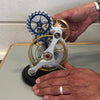 Balance-wheel and escapement model