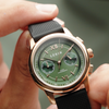 LÈRIN Hybrid Chronograph - Pine Green Gold