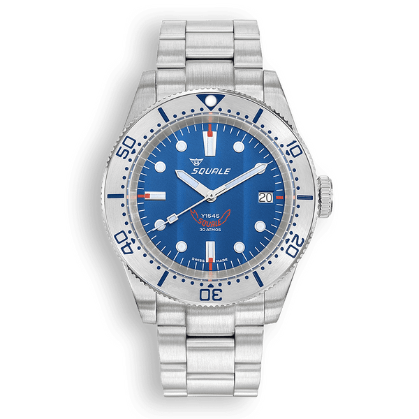 Squale 1545 Steel Blue Bracelet