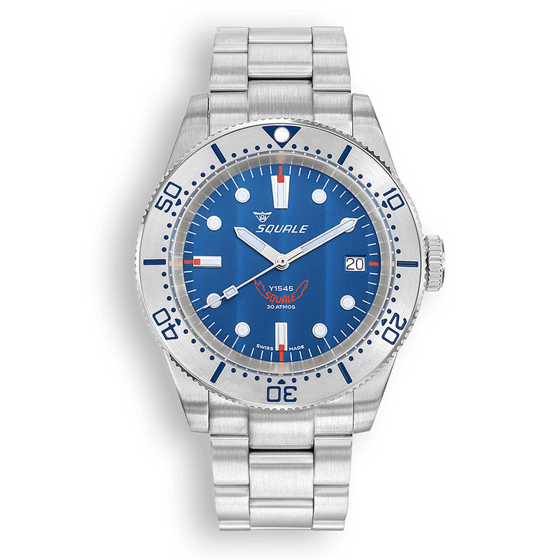Squale 1545 Steel Blue Bracelet