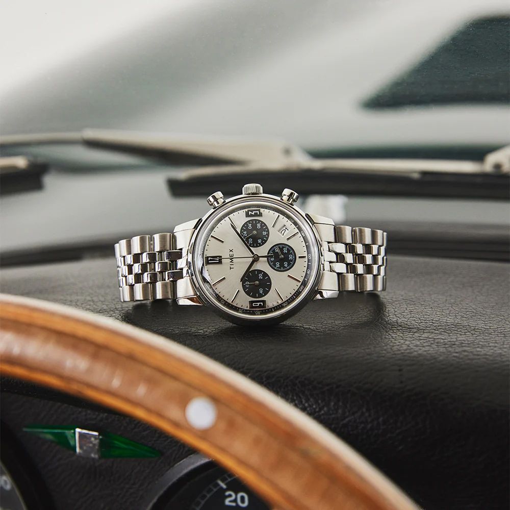 TIMEX Marlin Quartz Chronograph Silver