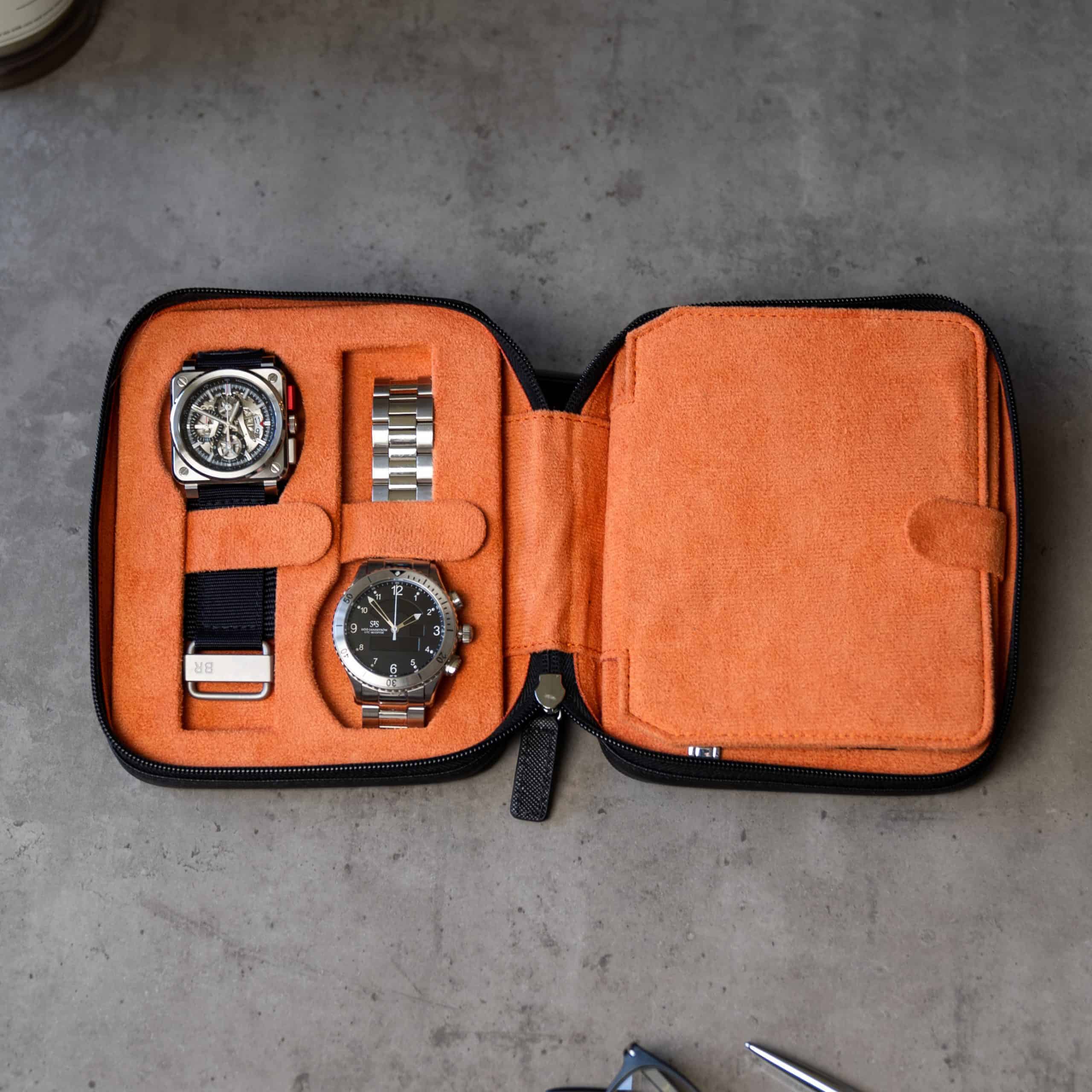 Small Watch Case Watch Case For 4 Watches - Black - €129 - Free shipping
