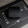 Single Travel Roll - black, black orange, travel roll for one watch, small travel roll, watch storage, how to travel safely with your watch, compact watch roll